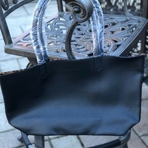 Bloomingdale's Reversible Large Faux Leather Tote